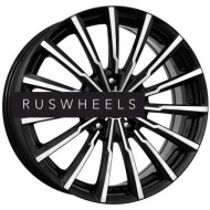 Диски КИК 5,5x14/4x100 ET45 D67,1 Акцент (КС641) Алмаз черный