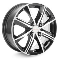 Диски КиК 7,0\R16 5*110 ET38 d67.1 алмаз чёрный