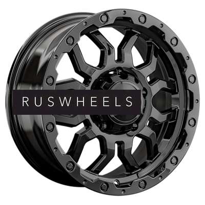 Диски LS 8x17/5x150 ET45 D110,1 1285 BK (конус, Колпак+лого)