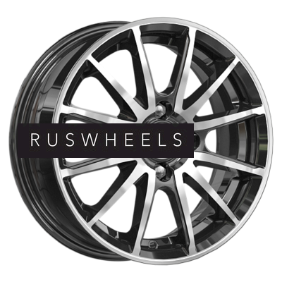 Диски КИК 5,5x14/4x100 ET40 D54,1 Квант (КС960) Алмаз черный