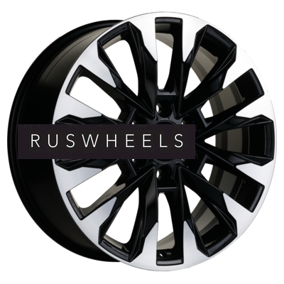 Диски Khomen Wheels 8x20/6x139,7 ET30 D106,1 KHW2010 (Hilux) Black-FP