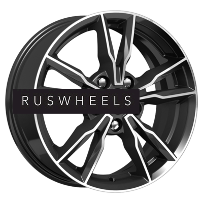 Диски iFree 6,5x16/5x114,3 ET45 D60,1 Икигай (КС865) Блэк Джек