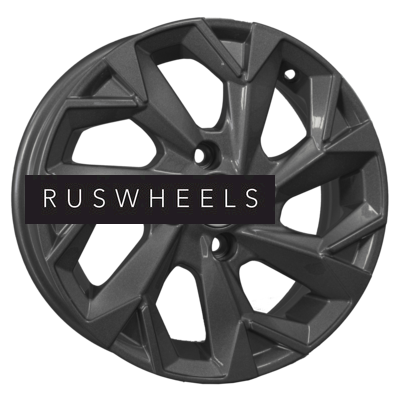 Диски Khomen Wheels 5,5x14/4x100 ET38 D67,1 KHW1402 (Accent/Getz/i20) Gray
