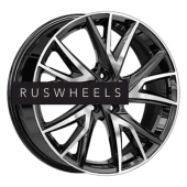Диски КИК 6,5x18/5x112 ET38 D66,6 Кайлас (КС1054) Алмаз черный Диски КИК 6,5x18/5x112 ET38 D66,6 Кайлас (КС1054) Алмаз черный