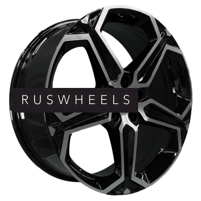 Диски Khomen Wheels 7,5x19/5x114,3 ET40 D60,1 KHW1909 (NX/RAV4) Black-FP Диски Khomen Wheels 7,5x19/5x114,3 ET40 D60,1 KHW1909 (NX/RAV4) Black-FP