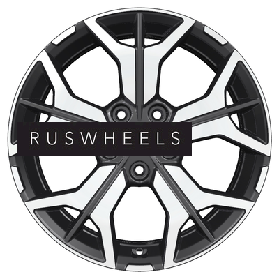 Диски Khomen Wheels 7x17/5x114,3 ET45 D67,1 KHW1715 (CX-5/i40) Black-FP