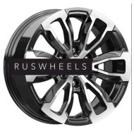 Диски КИК 7,5x18/6x139,7 ET30 D106,1 Меконг (КС959) Алмаз черный Диски КИК 7,5x18/6x139,7 ET30 D106,1 Меконг (КС959) Алмаз черный