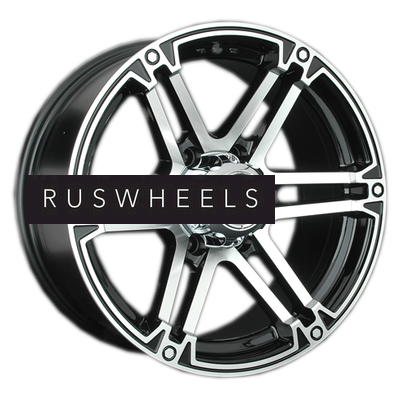 Диски LS 8x17/6x139,7 ET25 D106,1 473 BKF (Колпак+лого)