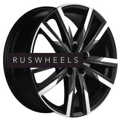 Диски Khomen Wheels 7,5x19/5x114,3 ET40 D60,1 KHW1905 (NX/RAV4) Black-FP Диски Khomen Wheels 7,5x19/5x114,3 ET40 D60,1 KHW1905 (NX/RAV4) Black-FP