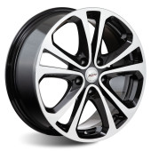 Диски Xtrike 7,0\R17 5*114.3 ET50 d64.1 BK/FP Диски Xtrike 7,0\R17 5*114.3 ET50 d64.1 BK/FP