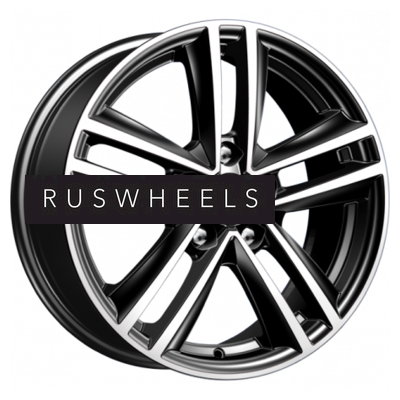 Диски iFree 6,5x16/5x112 ET46 D57,1 Катар (КС885) Блэк Джек