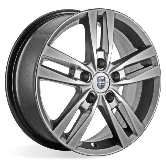 Диски КиК  Rassvet (КС868)  6,5\R16 5*114,3 ET45  d67,1  Дарк платинум  [77296]