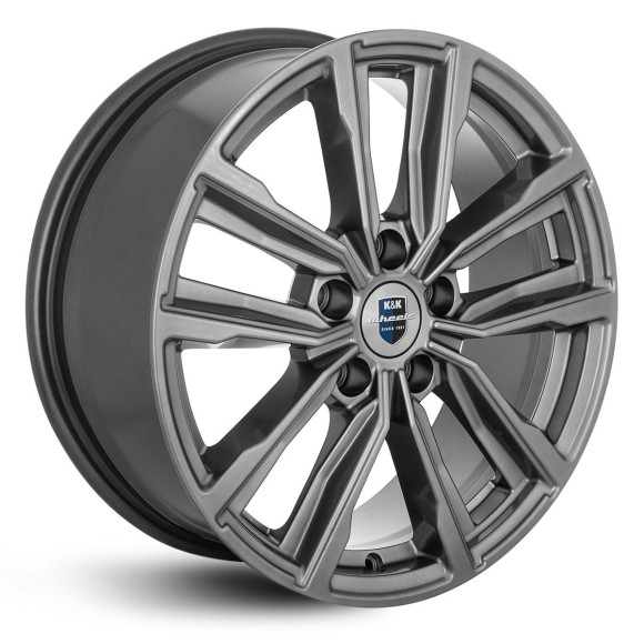 Диски КиК 7.5\R17 5*114.3 ET45 d60.1 Дарк платинум Диски КиК 7.5\R17 5*114.3 ET45 d60.1 Дарк платинум