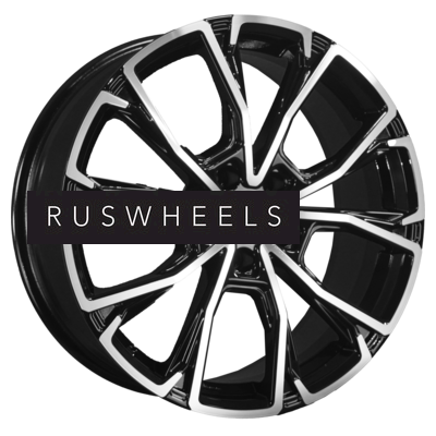 Диски Khomen Wheels 7,5x19/5x108 ET46 D63,4 KHW1907 (Geely Monjaro/Tugella) Black-FP