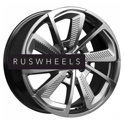 Диски КИК 8x18/5x120 ET50 D65,1 C.T.G. (КС687) Дарк платинум