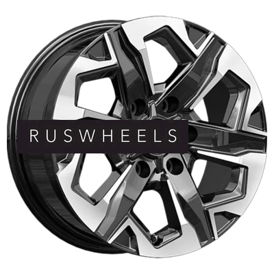 Диски КИК 7,5x17/6x139,7 ET38 D67,1 Тейт (КС1050) Алмаз черный Диски КИК 7,5x17/6x139,7 ET38 D67,1 Тейт (КС1050) Алмаз черный