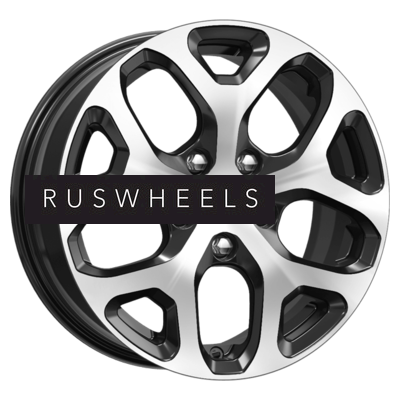 Диски КИК 6,5x16/4x100 ET50 D60,1 КС869 Алмаз черный