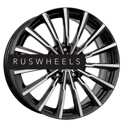 Диски КИК 5,5x14/4x100 ET43 D60,1 Акцент-оригинал (КС641) Алмаз черный