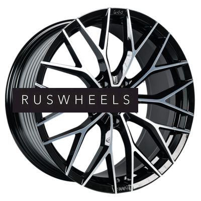 Диски INCH 9,5x21/5x112 ET37 D66,6 GA8532 Gloss Black Machined Face (ZJH) FlowForming