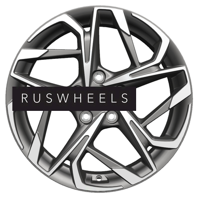Диски Khomen Wheels 7x17/5x112 ET40 D57,1 KHW1716 (Kodiaq/Tiguan) Gray-FP Диски Khomen Wheels 7x17/5x112 ET40 D57,1 KHW1716 (Kodiaq/Tiguan) Gray-FP