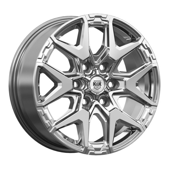 Диски КиК 7.5\R18 6*139.7 ET36 d100.1 Дарк платинум