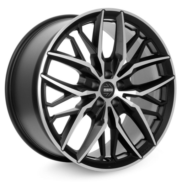 Диски MOMO SUV 10,0\R21 5*112 ET25 d66.6 Matt Black-Polished