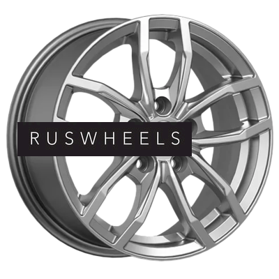 Диски K&K 6,5x15/5x114,3 ET39 D60,1 Фрост (КС1048) Дарк платинум