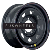 Диски Off-Road Wheels 7x16/5x139,7 ET-19 D110 УАЗ (треуг. мелкий) Черный