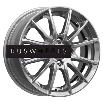 Диски КИК 5,5x14/4x100 ET38 D67,1 Квант (КС960) Дарк платинум