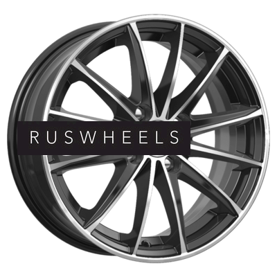 Грузовые диски K&K 6x15/4x100 ET48 D54,1 Пойнт Бланк-оригинал (KC884) Алмаз черный