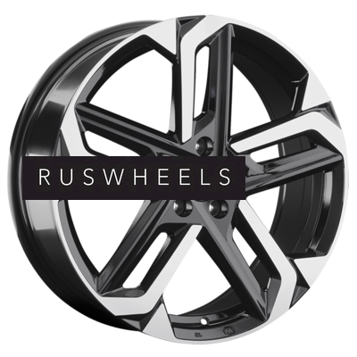 Диски Replay 7,5x19/5x108 ET46 D63,3 GL46 BKF (конус, C570)