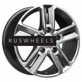 Грузовые диски K&K 8x18/5x114,3 ET50 D66,1 Backfire (КС763M) Дарк платинум