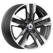 Диски КиК 7,0\R16 5*112 ET45 d66.6 алмаз чёрный