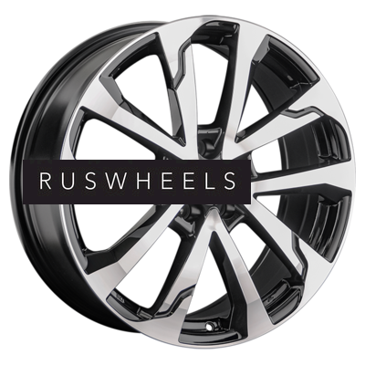 Диски Replay 7,5x19/5x108 ET36 D65,1 CHR112 BKF (конус, C570)