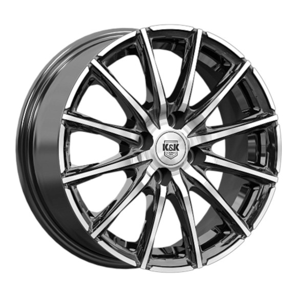 Диски КиК 6,0\R15 4*100 ET50 d60.1 Алмаз черный
