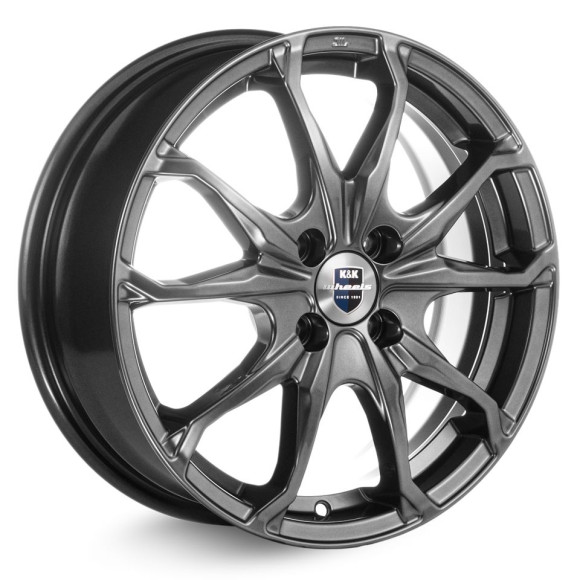 Диски КиК 6,0\R16 4*100 ET41 d60.1 Дарк платинум Диски КиК 6,0\R16 4*100 ET41 d60.1 Дарк платинум