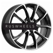 Диски iFree 6,5x16/5x114,3 ET43 D67,1 Джет (КС914) Блэк Джек