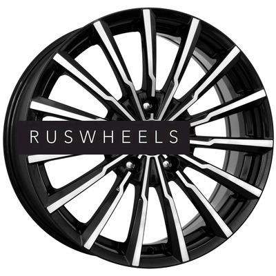 Грузовые диски K&K 7x17/4x100 ET38 D67,1 Акцент (КС562) Алмаз черный