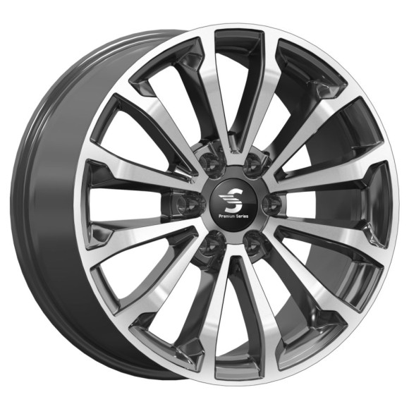 Диски СКАД Premium 8.5\R20 6*139.7 ET25 d106.1 Diamond Black Gris Диски СКАД Premium 8.5\R20 6*139.7 ET25 d106.1 Diamond Black Gris