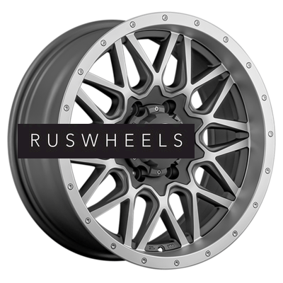 Диски LS 8x17/6x139,7 ET10 D100,1 1341 MGMF (конус, Колпак+лого)