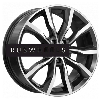 Грузовые диски K&K 7,5x18/5x114,3 ET45 D67,1 Портер (КС906) Алмаз черный