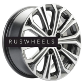 Диски Khomen Wheels 6,5x16/5x108 ET45 D60,1 KHW1610 (Chery Tiggo 3/Tiggo 3 Pro) Gray-FP