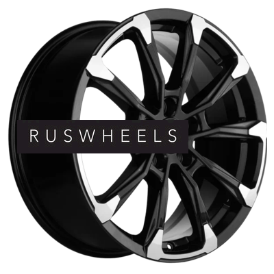 Диски Khomen Wheels 7,5x18/5x114,3 ET50 D66,1 KHW1808 (Murano) Black-FP Диски Khomen Wheels 7,5x18/5x114,3 ET50 D66,1 KHW1808 (Murano) Black-FP