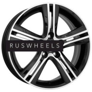 Диски КИК 6,5x16/5x114,3 ET43 D67,1 Борелли-оригинал (КС613) Алмаз черный