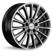 Диски Xtrike 7,0\R17 5*110 ET45 d63.35 BK/FP