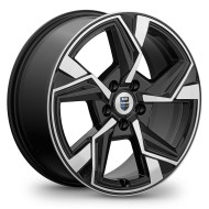 Диски КиК 7.5\R18 5*114.3 ET37 d66.6 Алмаз черный