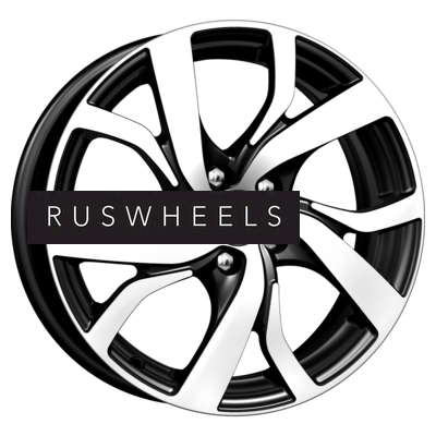 Грузовые диски K&K 6,5x16/5x114,3 ET45 D60,1 Палермо-оригинал (КС607) Алмаз черный