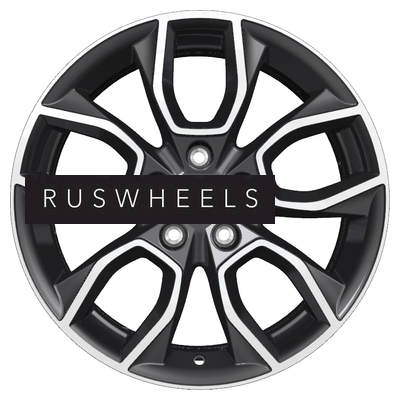 Диски Khomen Wheels 7x17/5x114,3 ET47 D67,1 KHW1713 (SantaFe) Black-FP