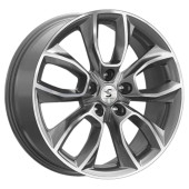 Диски СКАД Premium  КР001 (18Kodiaq)  7,0\R18 5*112 ET43  d57,1  Diamond gloss graphite  [77552]  <С>