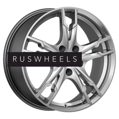 Диски КИК 7x17/4x100 ET43 D60,1 Солар-оригинал (КС875) Дарк платинум